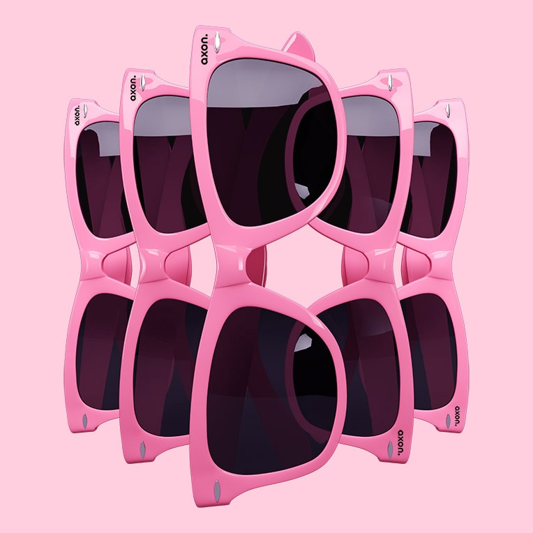 Lunettes de soleil personnalisées.