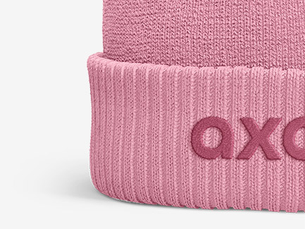 Bonnet avec broderie