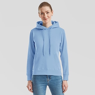 Fruit of the Loom Lady-Fit Classic Hooded Sweat - bleu ciel