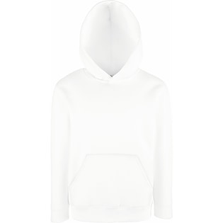 Fruit of the Loom Kids Classic Hooded Sweat - white