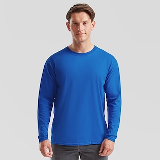Fruit of the Loom Valueweight Long Sleeve T - royal blue