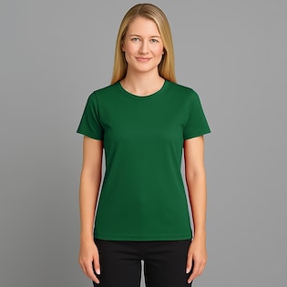 Tee Jays Ladies Interlock Tee - forest green
