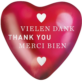 Cœur en chocolat Greeting, 8,5 g