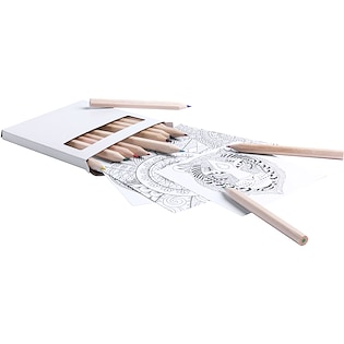 Crayons de couleur Mandala