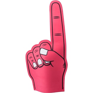 Main de supporter Point