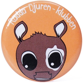 Badge bouton publicitaire Topic 32 mm