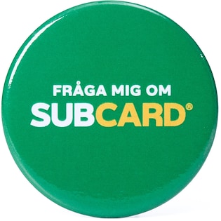 Badge bouton publicitaire Topic 44 mm