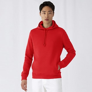 B&C Organic Hooded - red