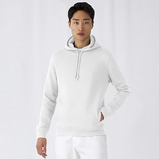 B&C Organic Hooded - white