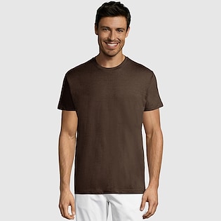 SOL's Regent Unisex T-shirt - chocolat