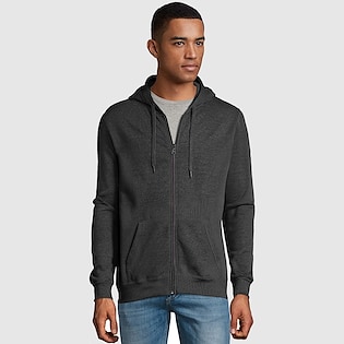 SOL's Stone Unisex Hoodie - mélange charbon