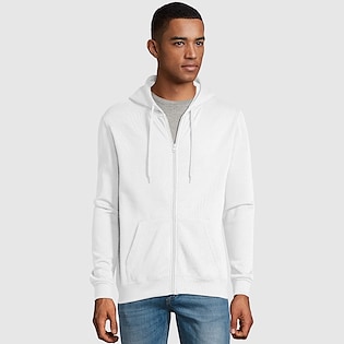 SOL's Stone Unisex Hoodie - white