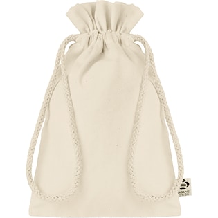 Sac en coton Sylvie S, 22 x 14 cm