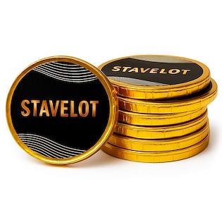 Pièce en chocolat Stavelot, 40 mm
