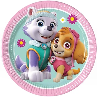 Assiette en carton Globo 18 cm