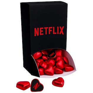 Cœur en chocolat Eloise Box, 700 g