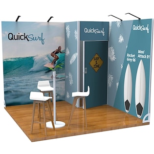 Stand d'exposition Evo 9 m2