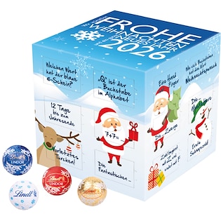 Lindt Chocolate Balls Cube Paper