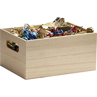 Boîte en bois Natale, 1 kg