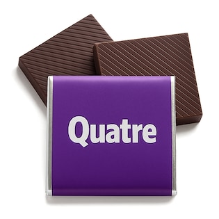 Carré de chocolat Quatre, 5 g